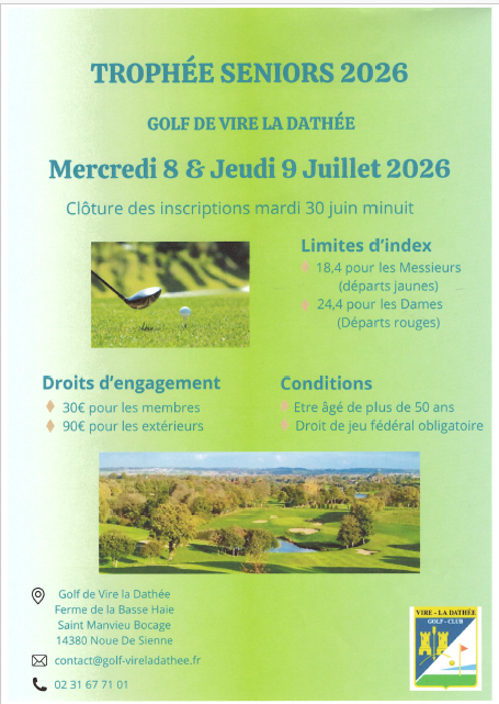 affiche trophée senior